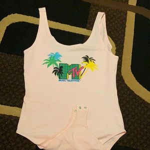 MTV pink top